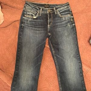 Silver Avery Slim Boot Jeans